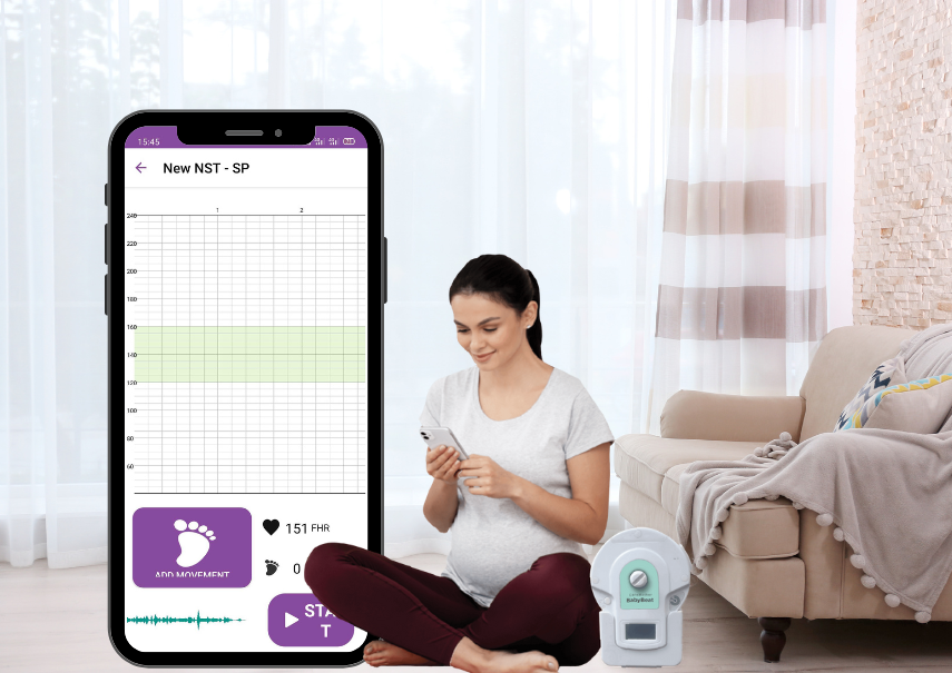 BabyBeat Fetal Monitor in India, CareMother, CareMother providing NST/CTG tests at home