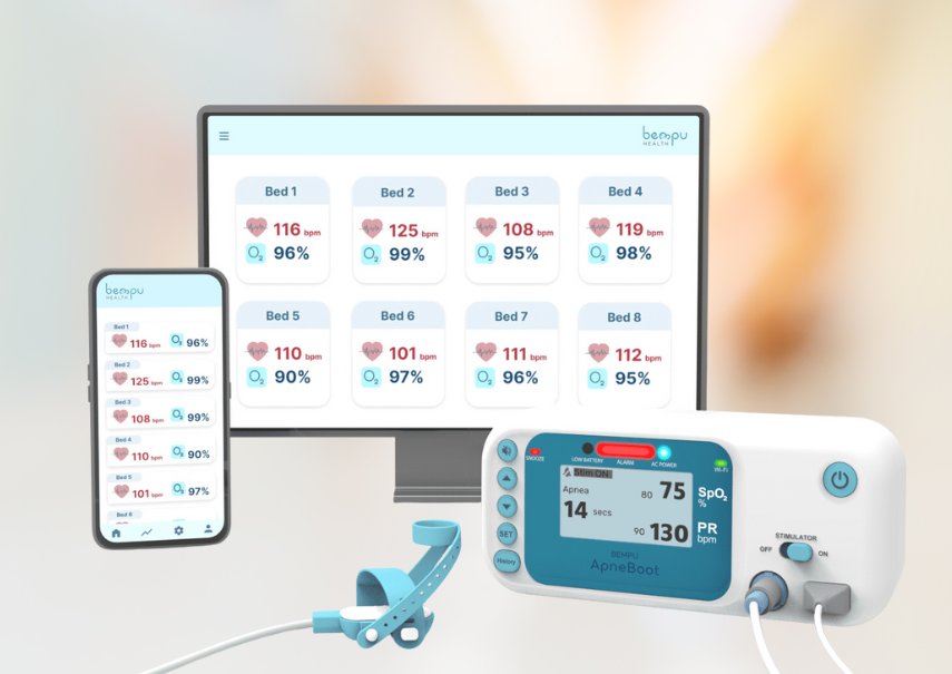 Neonatal Monitoring: Apnea auto-resolution system, CareMother