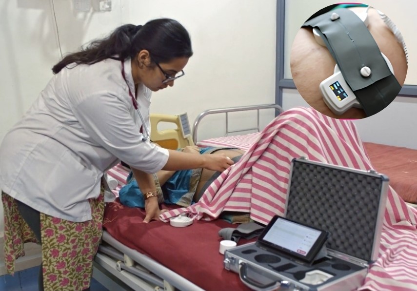 NST / CTG Machine in India, Fetal Monitor, smartphone based portable NST/CTG machine, portable NST/CTG machine, Fetomax, CareMother