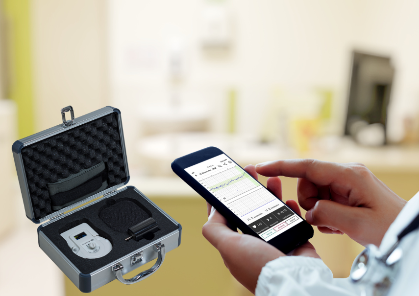 NST / CTG Machine in India, Fetal Monitor, smartphone based portable NST/CTG machine, portable NST/CTG machine, Fetomax, CareMother